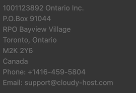 address